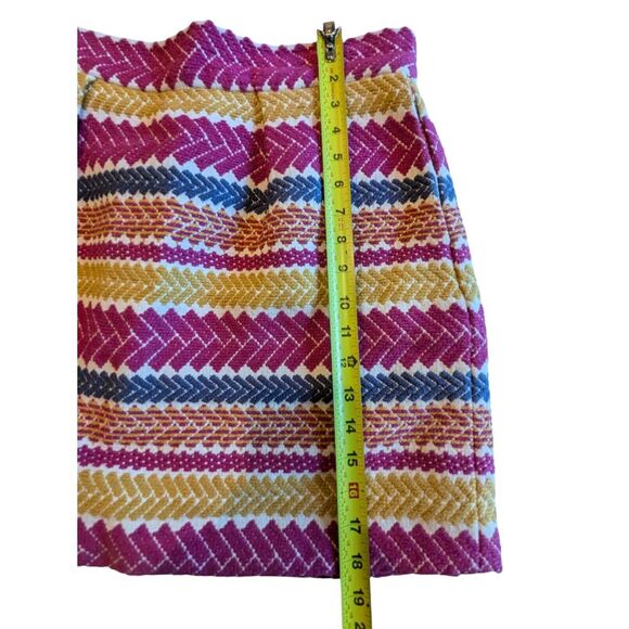 Nomad Morgan Carper Mini Skirt Multicolor Womens Size Medium Geometric Pleated - Picture 3 of 7